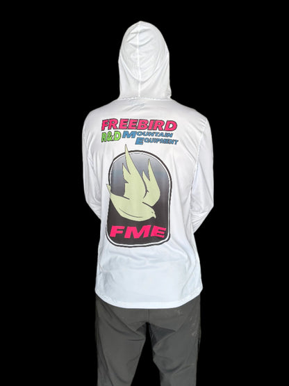 Freebird R&D Mountain Equipment (FME) White Sun Hoodie